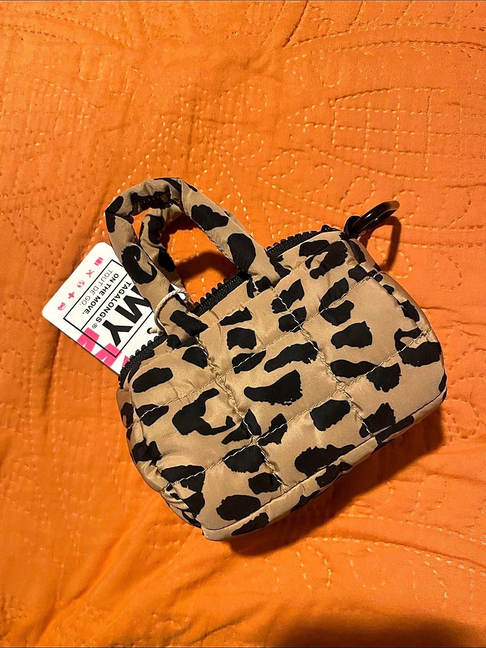 MKF Collection Animal Print Mini Bag NWT in Brown & Black